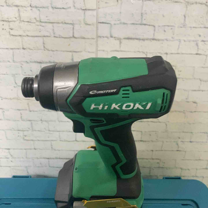 ◇HiKOKI(ハイコーキ) 18V 充電式 インパクトドライバー 18V2.0Ah畜電池×2個、充電器、ケース付 WH18DD(2BG)【町田店】