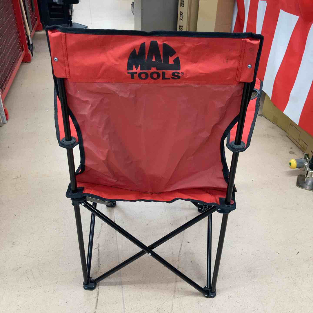 【中古品】 マックツール(MACTOOLS) キャンピングチェア レッド  【東大和店】
