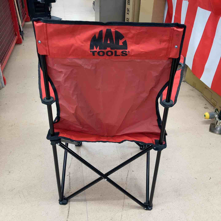 【中古品】 マックツール(MACTOOLS) キャンピングチェア レッド  【東大和店】
