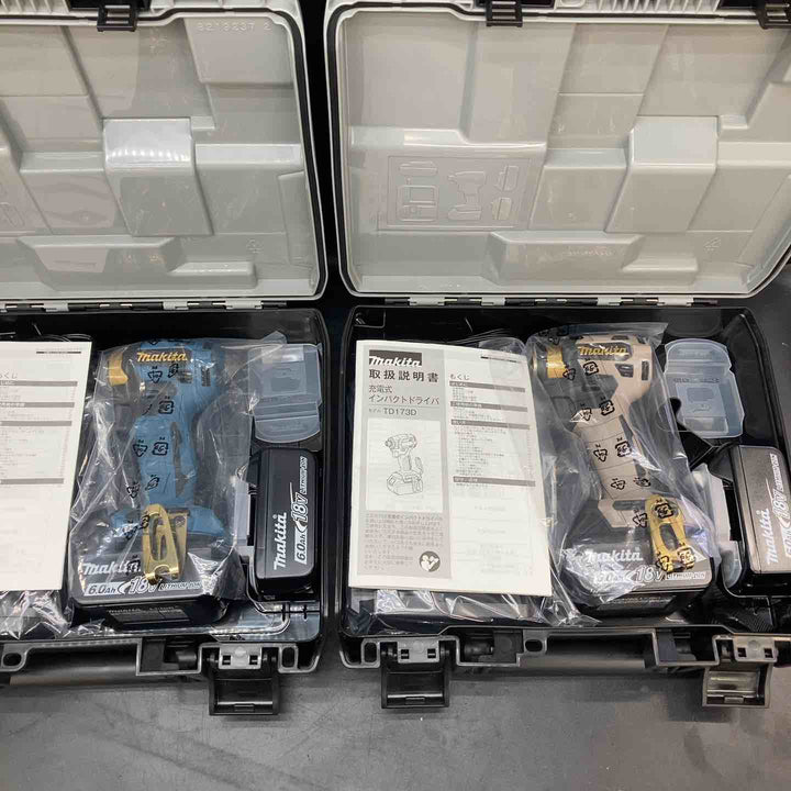 【未使用品】マキタ/makita コードレスインパクトドライバー LTX20周年限定色 TD173DGX PB/PG/PY/PR フルセット品 各1台 計4台セット【川越店】
