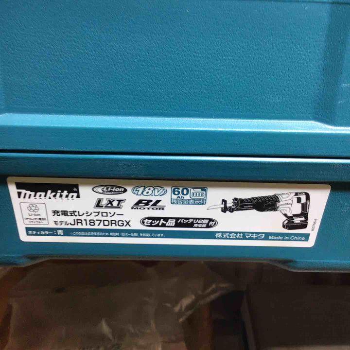 ★マキタ(makita) コードレスレシプロソー JR187DRGX【戸田店】