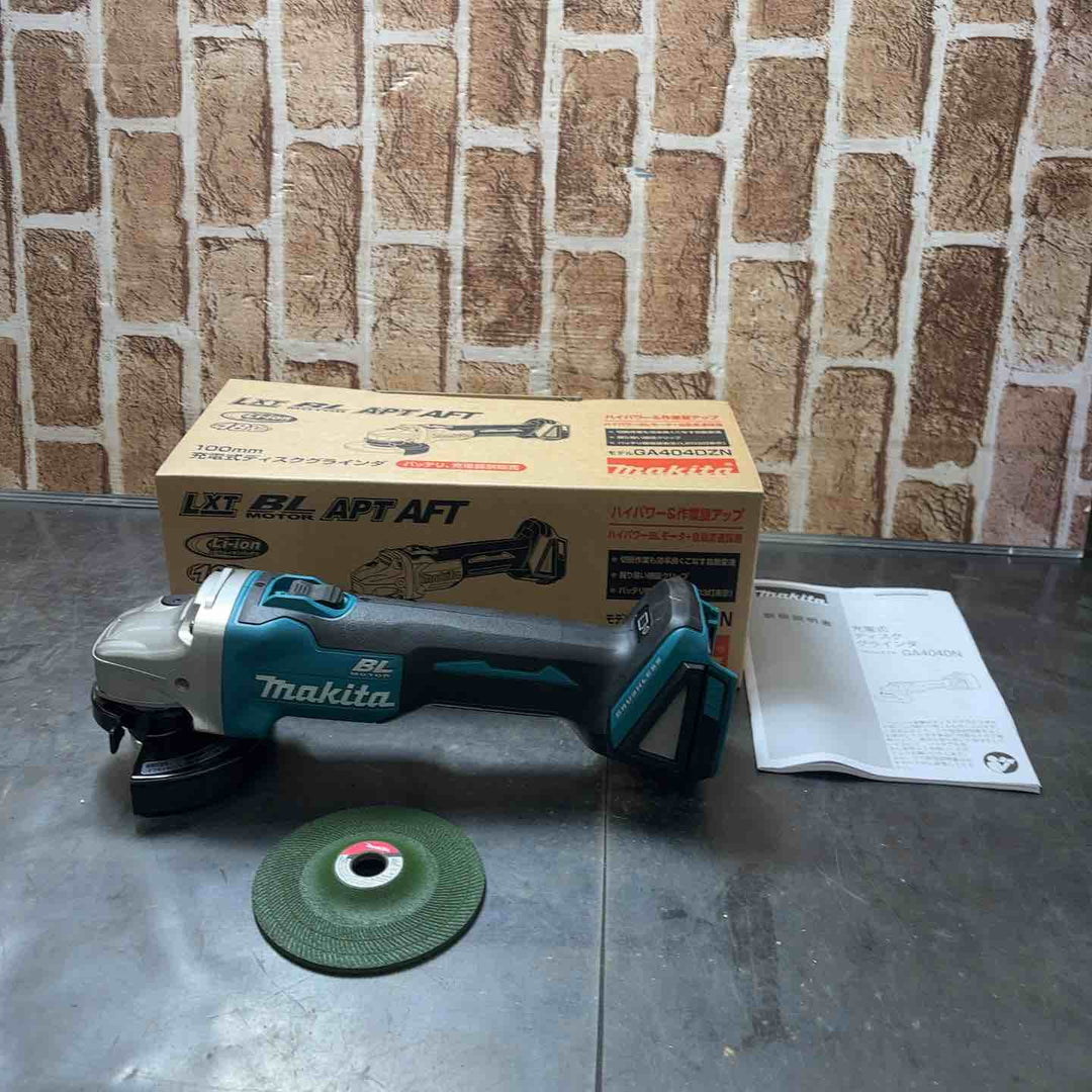 【未使用品】マキタ(makita) 100mmコードレスディスクグラインダ GA404DZN (GA404DN)【所沢店】