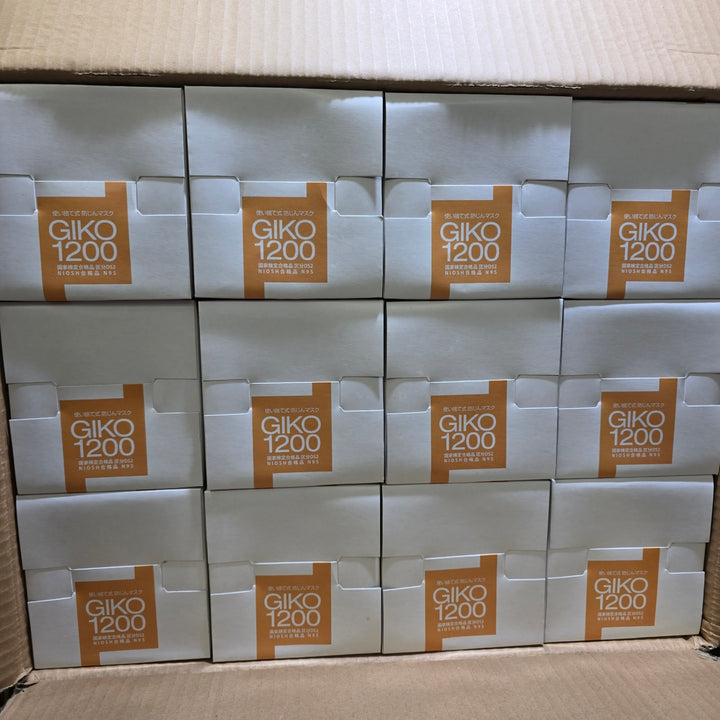【未使用品】GIKO1200 使い捨て防塵マスク 20枚入り×24箱 計480枚【桶川店】