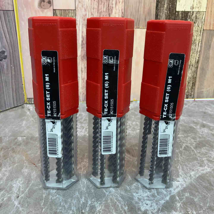 HILTI ヒルティ ドリルビット TE-CX SET (6) M1  6本入り×3個セット【八潮店】
