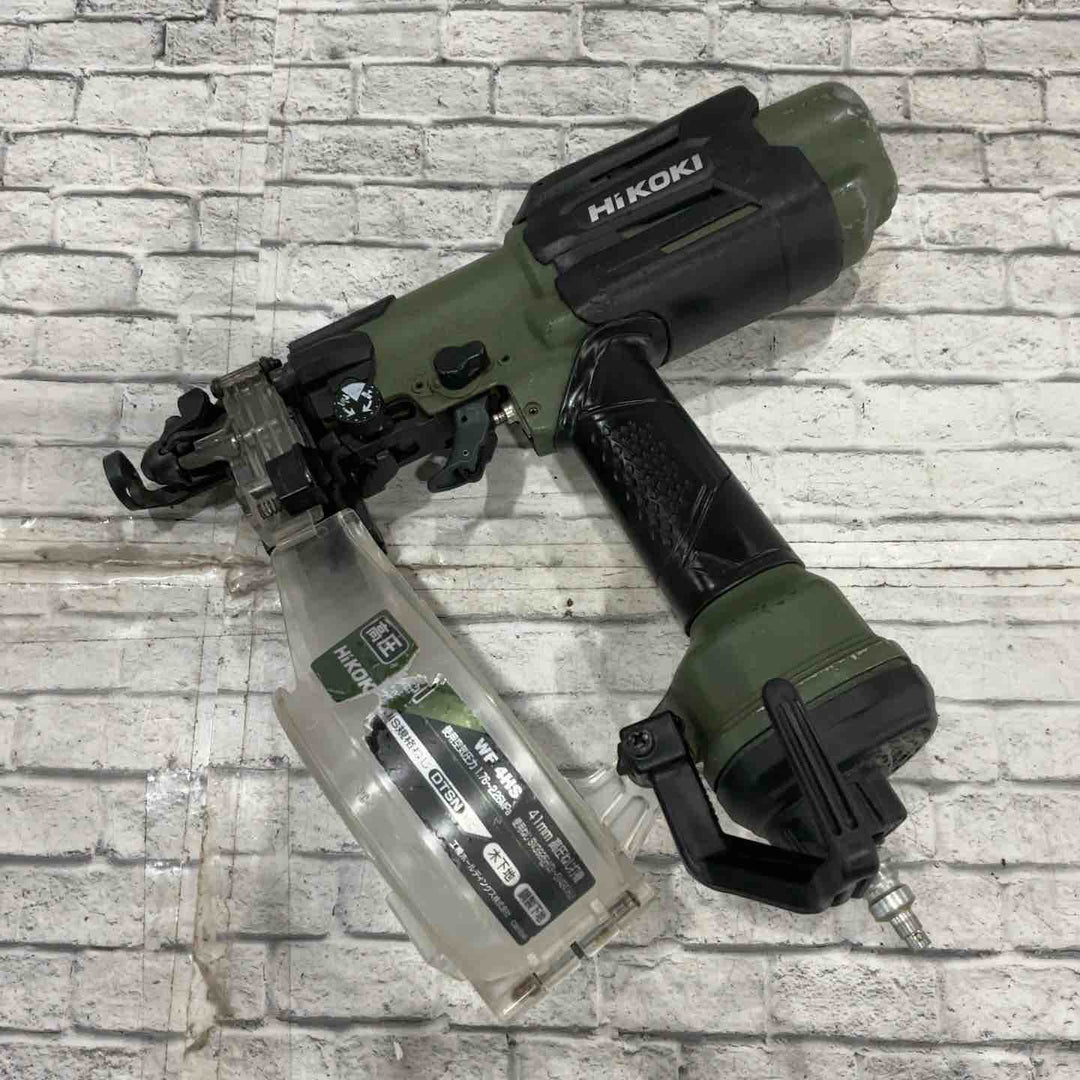 ◇ハイコーキ(HIKOKI ※旧:日立工機) 高圧エアネジ打ち機 WF4HS(AG) アブソリュートグリーン【川口店】