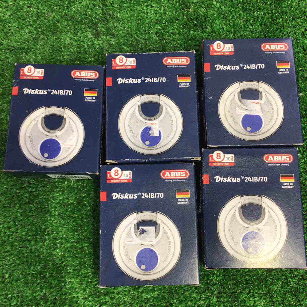ABUS アバス DISKUS ディスカス 南京錠 241B/70 保管品 5個セット