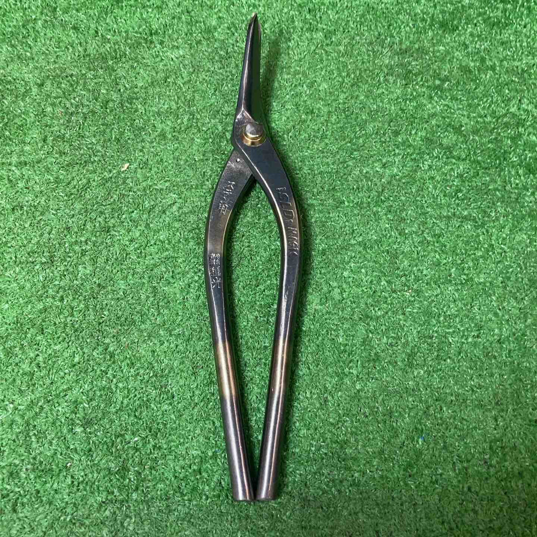 【未使用品(店頭展示品)】ツボタ(種光)板金鋏(金切鋏)柳刃 270mm ステン用 安来鋼 SLD使用【岩槻店】