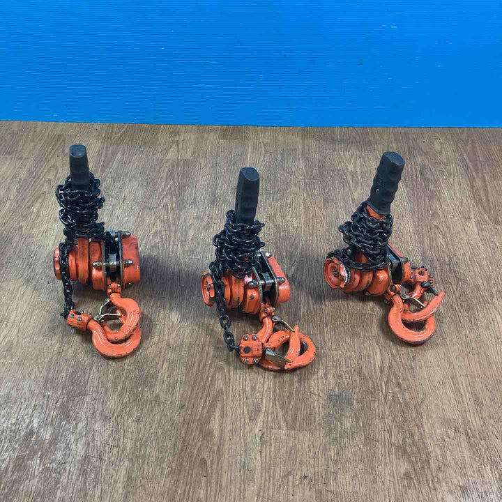 レバーホイスト 6点まとめ売り！ 0.8t 800kg レバーブロック【岩槻店】