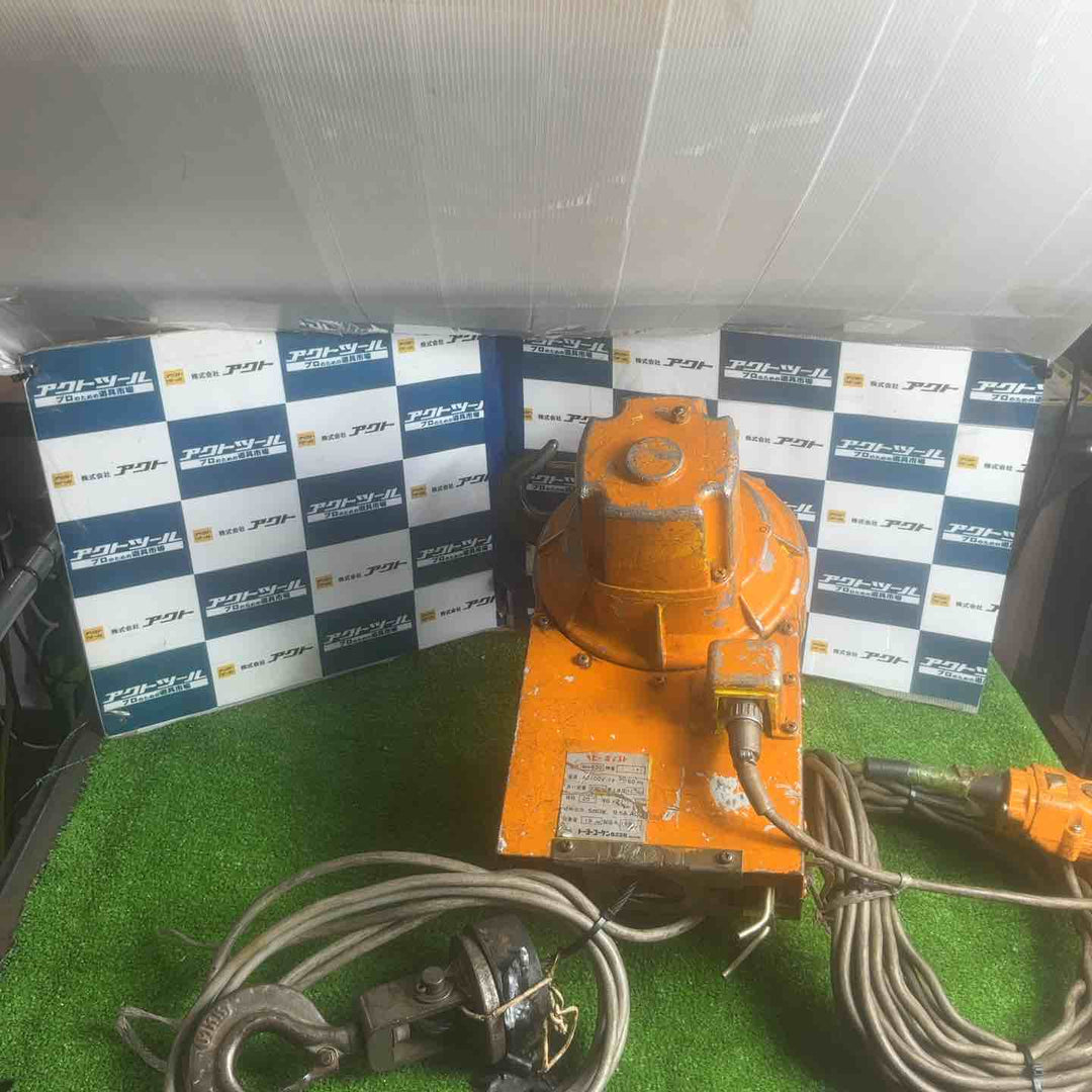 ◇トーヨーコーケン(TKK) 電動ウインチ(ワイヤー) ベビーホイスト BH-820 安全装置バー割れてる  安全装置効かない 【草加店】