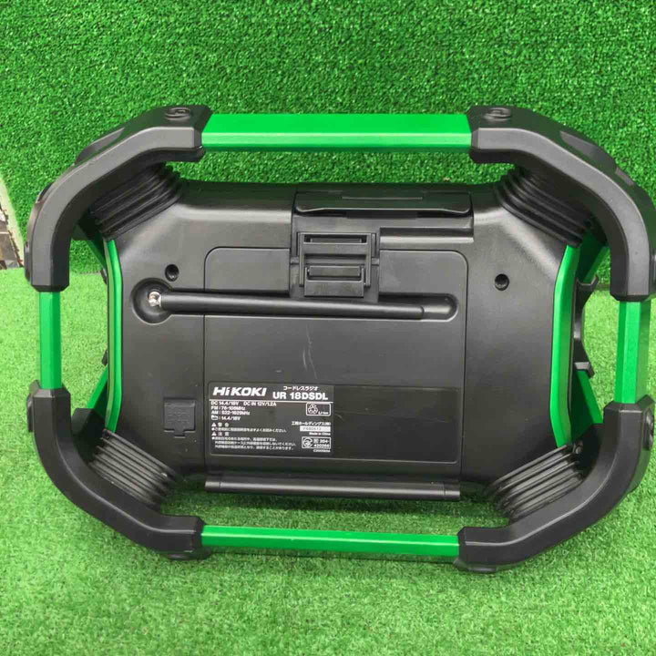 【中古品】ハイコーキ(HIKOKI ※旧:日立工機) コードレスラジオ UR18DSDL(NN)【桶川店】