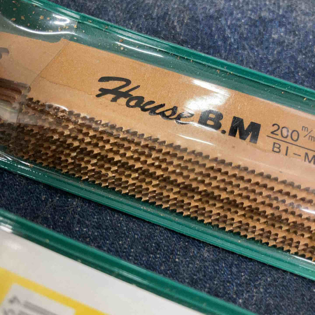 ハウスBM セーバーソー替刃 【金属用200mm 10枚入り】＆【塩ビ木工用 200mm 10枚入り】計2パックセット【八潮店】