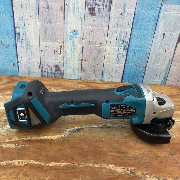 ★マキタ(makita) 100mmコードレスディスクグラインダ GA412DZ【柏店】