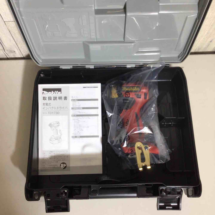 【未使用品】 マキタ makita コードレス インパクトドライバー TD173 LXT20周年記念限定カラー プレミアムレッド インパクト＋ケース 20周年 【戸田店】
