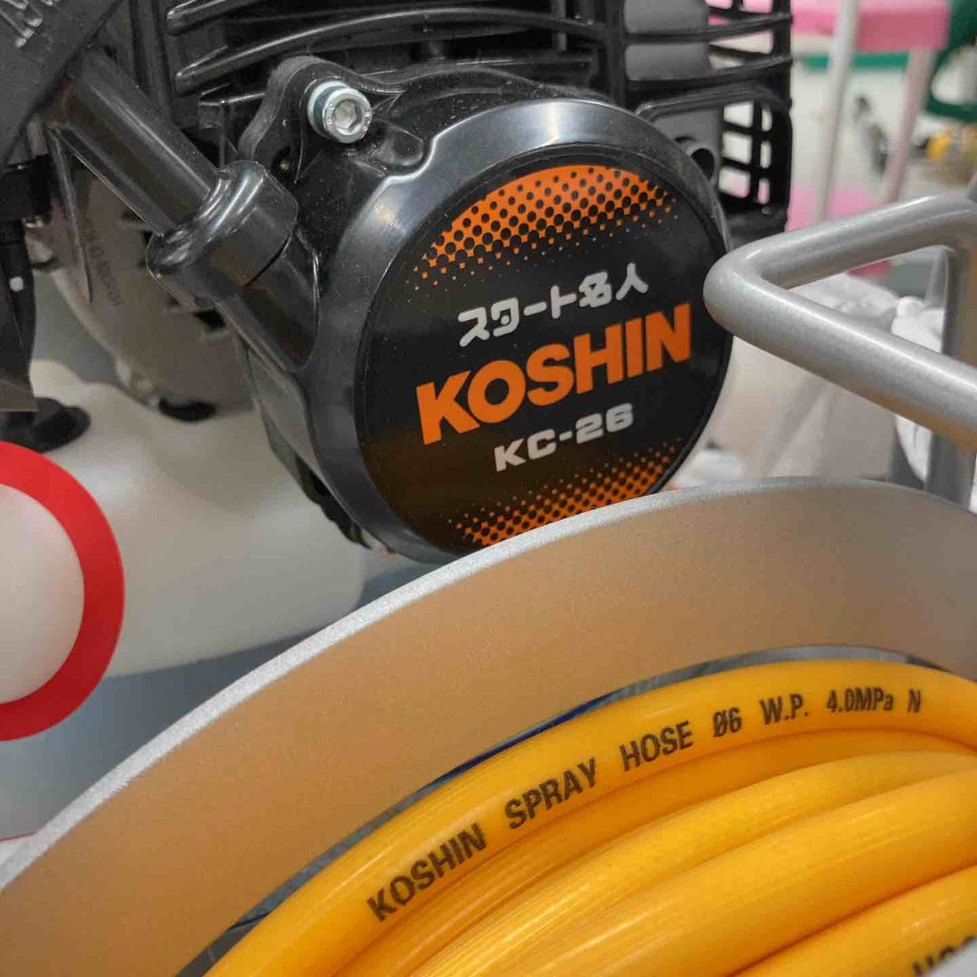 ◇工進 エンジン式 噴霧器25Lタンクキャリー 1連ピストン ES-25T※未使用保管品【八潮店】