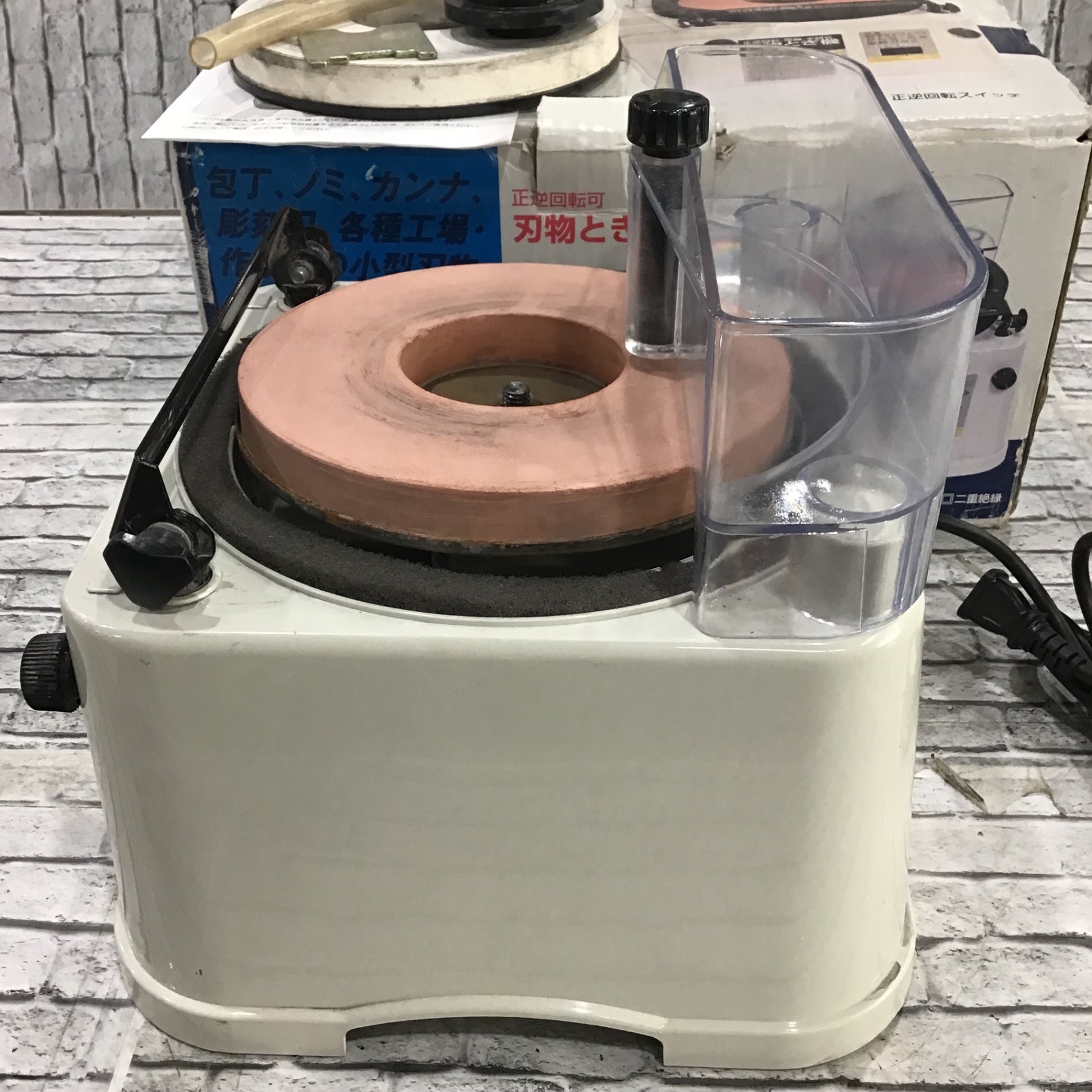 〇新興製作所(SHINKO) 刃物とぎ機 STD-180E ホームスカッター【川口店