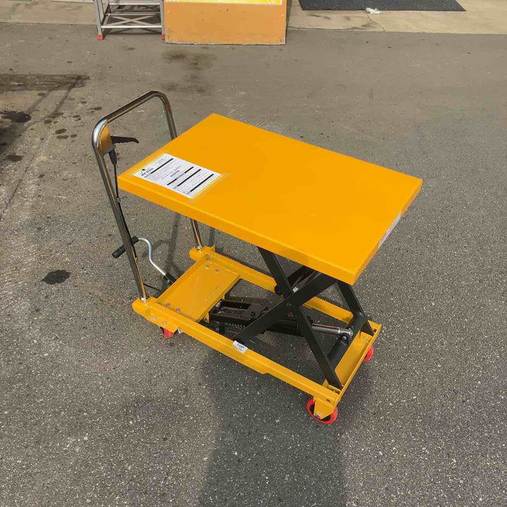 【中古美品・店頭受取り限定】 メーカー不明 油圧リフトテーブル・NY371 【桶川店】