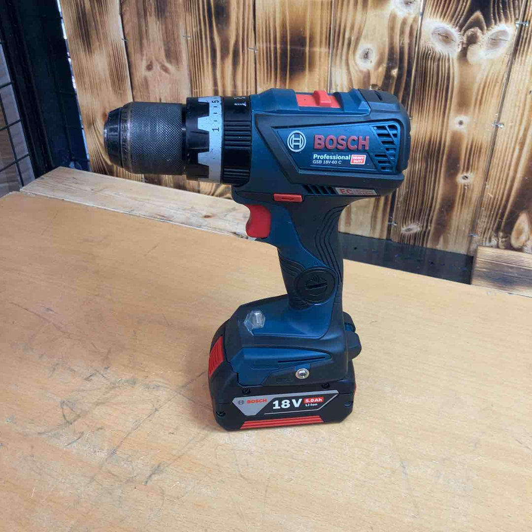 ◇BOSCH(ボッシュ) 18Vコードレス振動ドライバードリル GSB18V-60C【越谷店】
