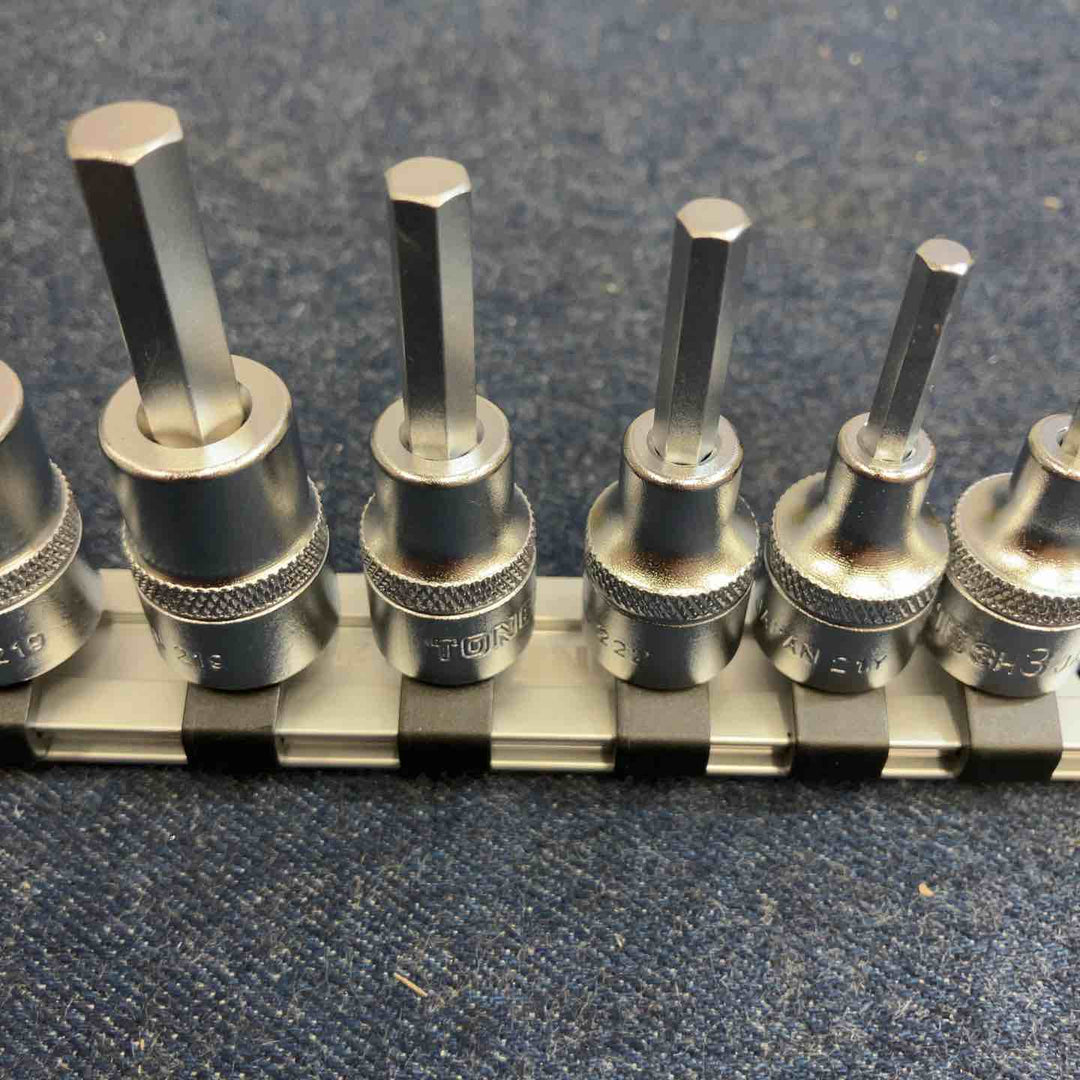 TONE ヘキサゴンソケット 6本セット 3・4・5・6・8・10mm 差込角9.5mm【八潮店】