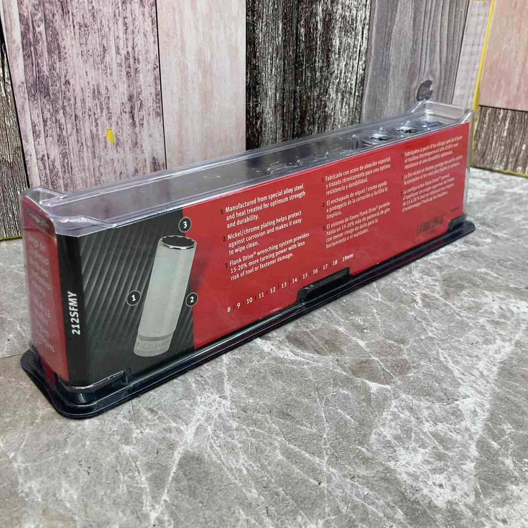 【中古品】snap-on/スナップオン ディープソケット 12セット 212SFMY　3/8【八潮店】