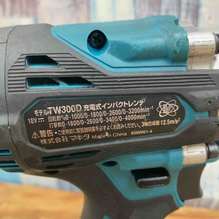 【中古品】マキタ(makita) コードレスインパクトレンチ TW300DZ 18V 本体のみ【柏店】