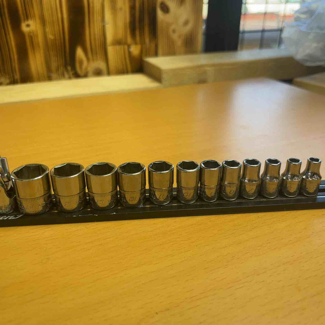 スナップオン Snap-on 1/4シャローソケット 12点セット TMM15/14/13/12/11/10/9/8/7/6/ 5.5/5　1/4ディープソケットセット 12個セット ソケット 計24個 【越谷店】