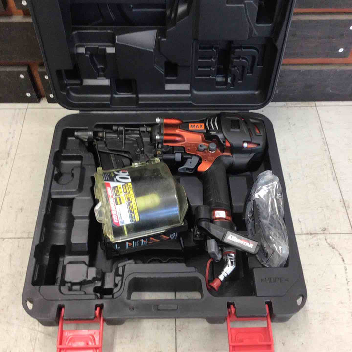 【中古品】 マックス/MAX 高圧エア釘打ち機 HN-90N6(D)-R 【鴻巣店】