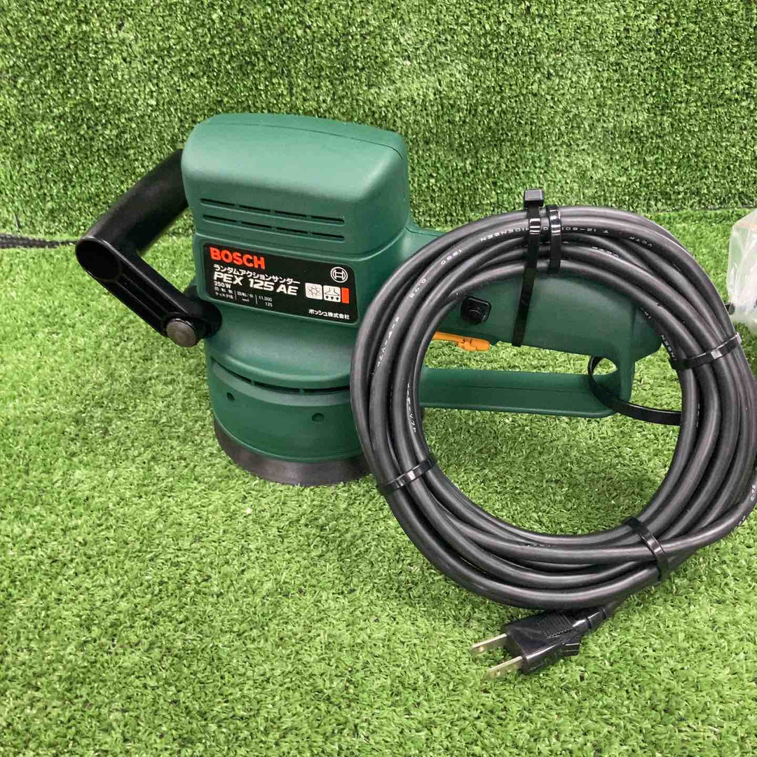 ◇BOSCH ボッシュ 吸じんランダムアクションサンダー PEX125AE スイス製新品布製ダストバッグ付【川崎店】