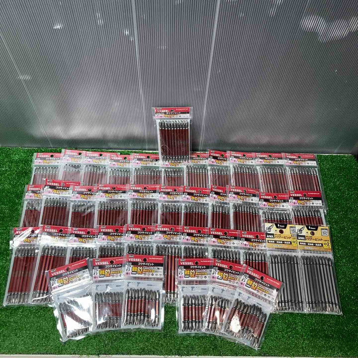 【未使用品(未開封)】インパクトビット10本入り×40個(計400本)まとめ !! VESSEL ベッセル/ANEX アネックス【岩槻店】