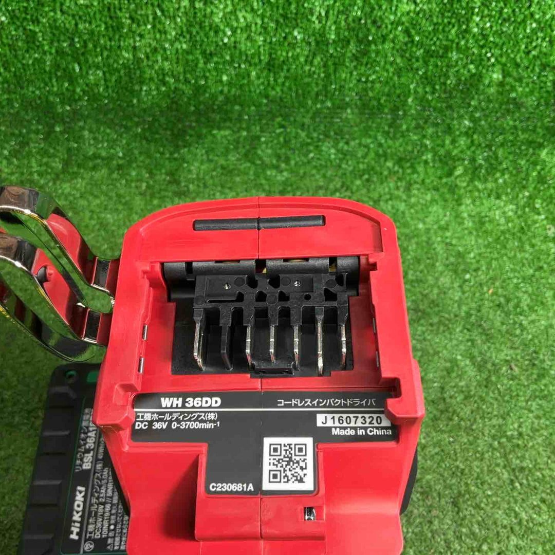 ★ハイコーキ(HIKOKI ※旧:日立工機) コードレスインパクトドライバ スコーピオンレッド WH36DD(2XHRSZ)【藤沢店】
