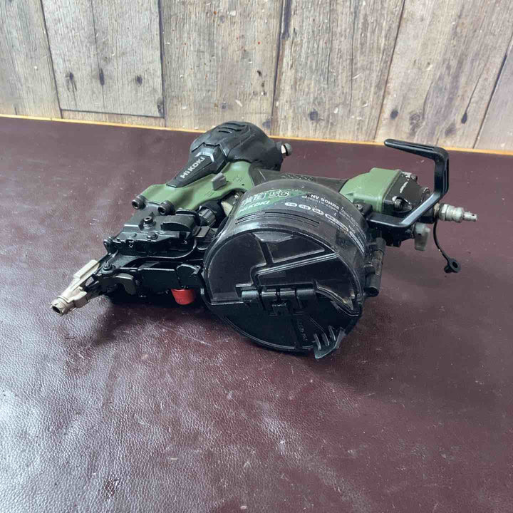 【中古品】ハイコーキ(HIKOKI ※旧:日立工機) 高圧エア釘打ち機 特別限定色 アブソリュートグリーン NV50HR2(SAG)【東大和店】