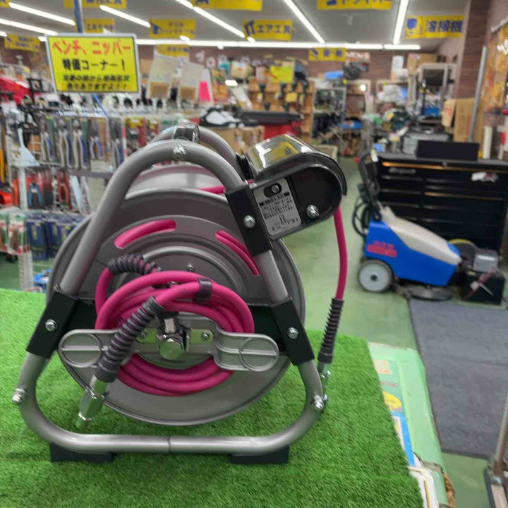 ハタヤ ナラシマキエヤーリール 20m 内径φ6.5 ソフトポリウレタンホース UDN202【桶川店】