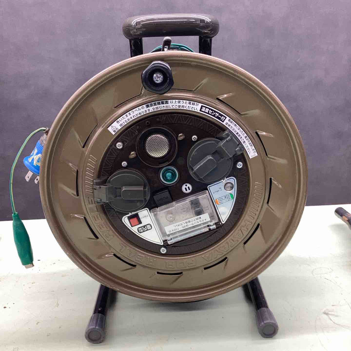 ◇ハタヤ(HATAYA) 金属感知機能付メタルセンサーリール100V型標準型コードリール MSB-301KX【越谷店】