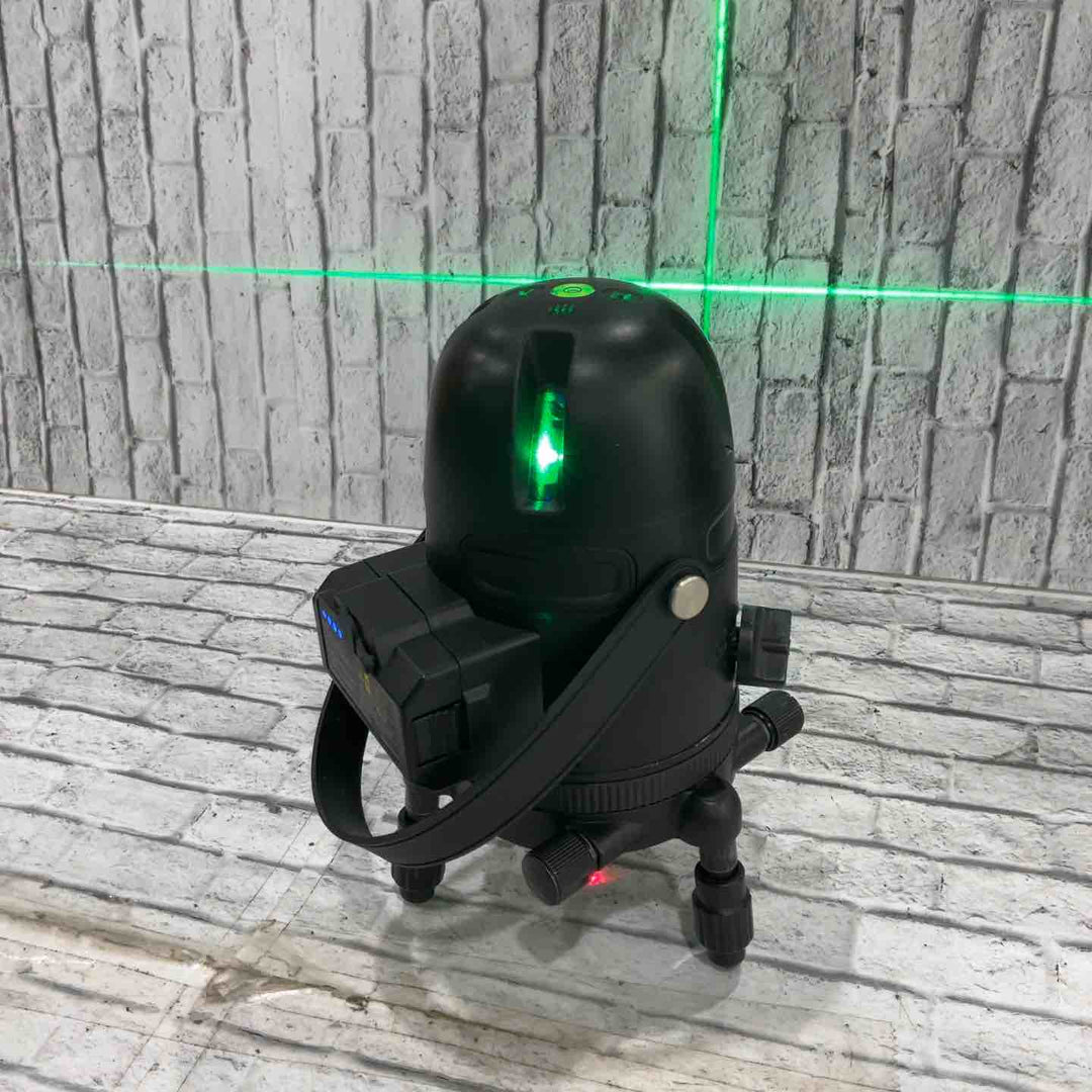 ◇VOICE レーザー墨出し器 5ライン(矩十字・横) グリーンレーザー Model-G5【川口店】