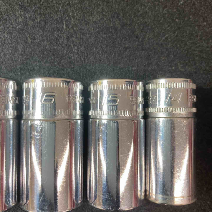 【中古品】 スナップオン(Snap-on) FSMS8～FSMS19 セミディープソケット 12点セット 【東大和店】
