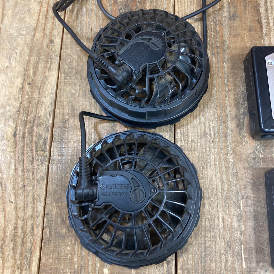 〇バートル(BURTLE) ファンユニット AC370 /エアークラフト リチウムイオンバッテリー 19V AC360 セット 空調服用【所沢店】