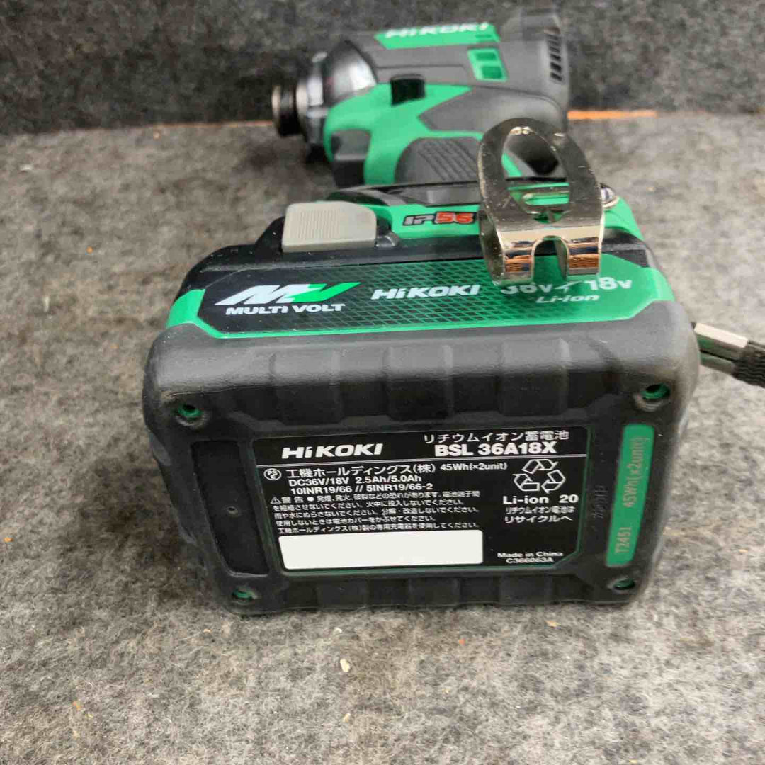 ◇ハイコーキ(HIKOKI ※旧:日立工機) コードレスインパクトドライバー WH18DC(XPZ)【鴻巣店】