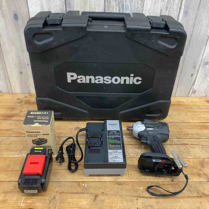 【中古品】 パナソニック(Panasonic) コードレスインパクトレンチ EZ75A8LJ2G-B フルセット品 【東大和店】