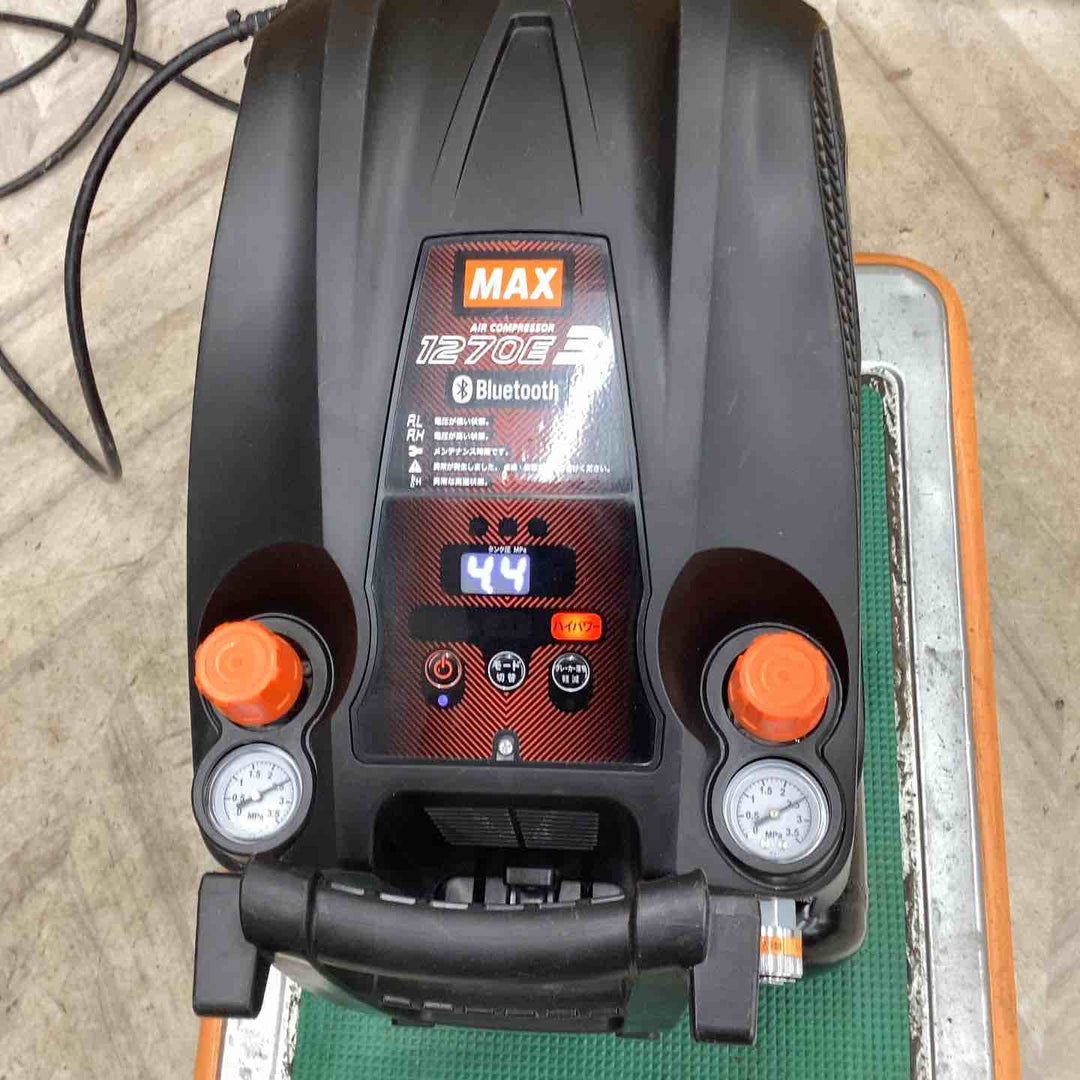 ★マックス(MAX) エアコンプレッサー AK-HH1270E3_ブラック【越谷店】