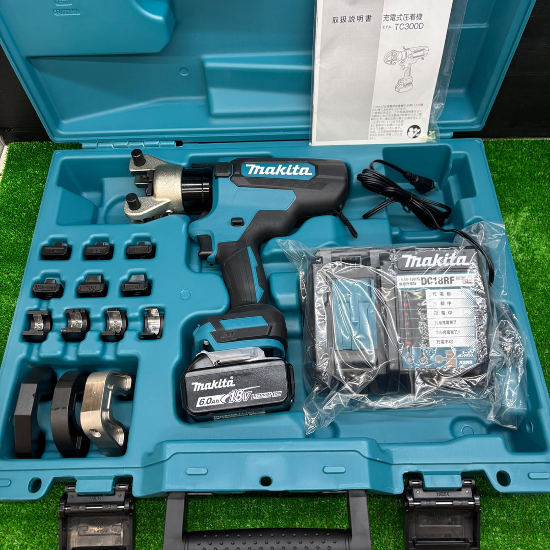 【未使用品】マキタ(makita) コードレス圧着機 TC300DRG【電材館越谷店】