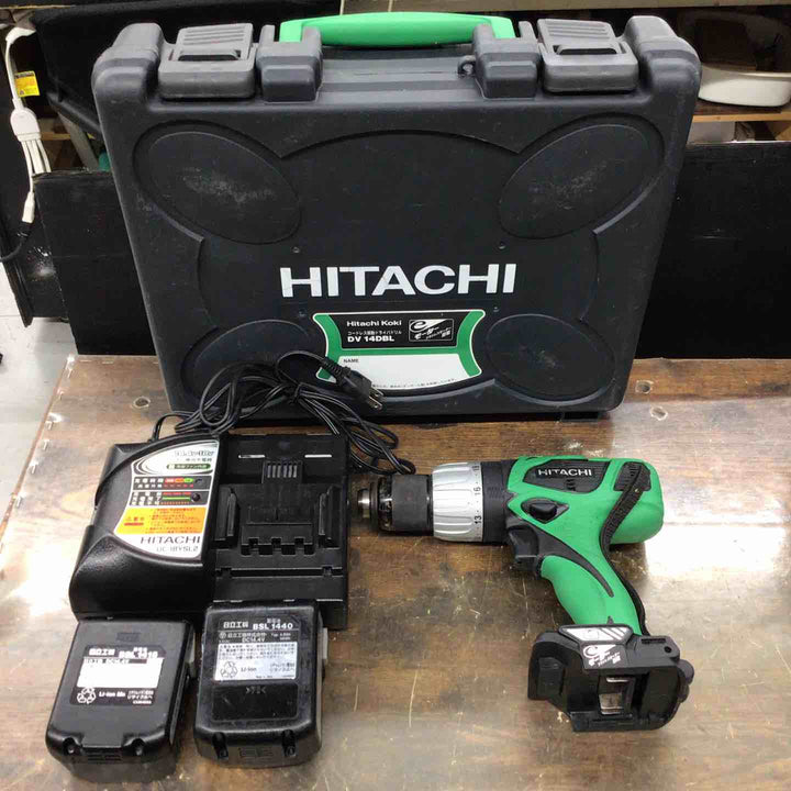 ★ハイコーキ(HIKOKI ※旧:日立工機) コードレス振動ドリルドライバー DV14DBL(2LLCK)(L)【戸田店】