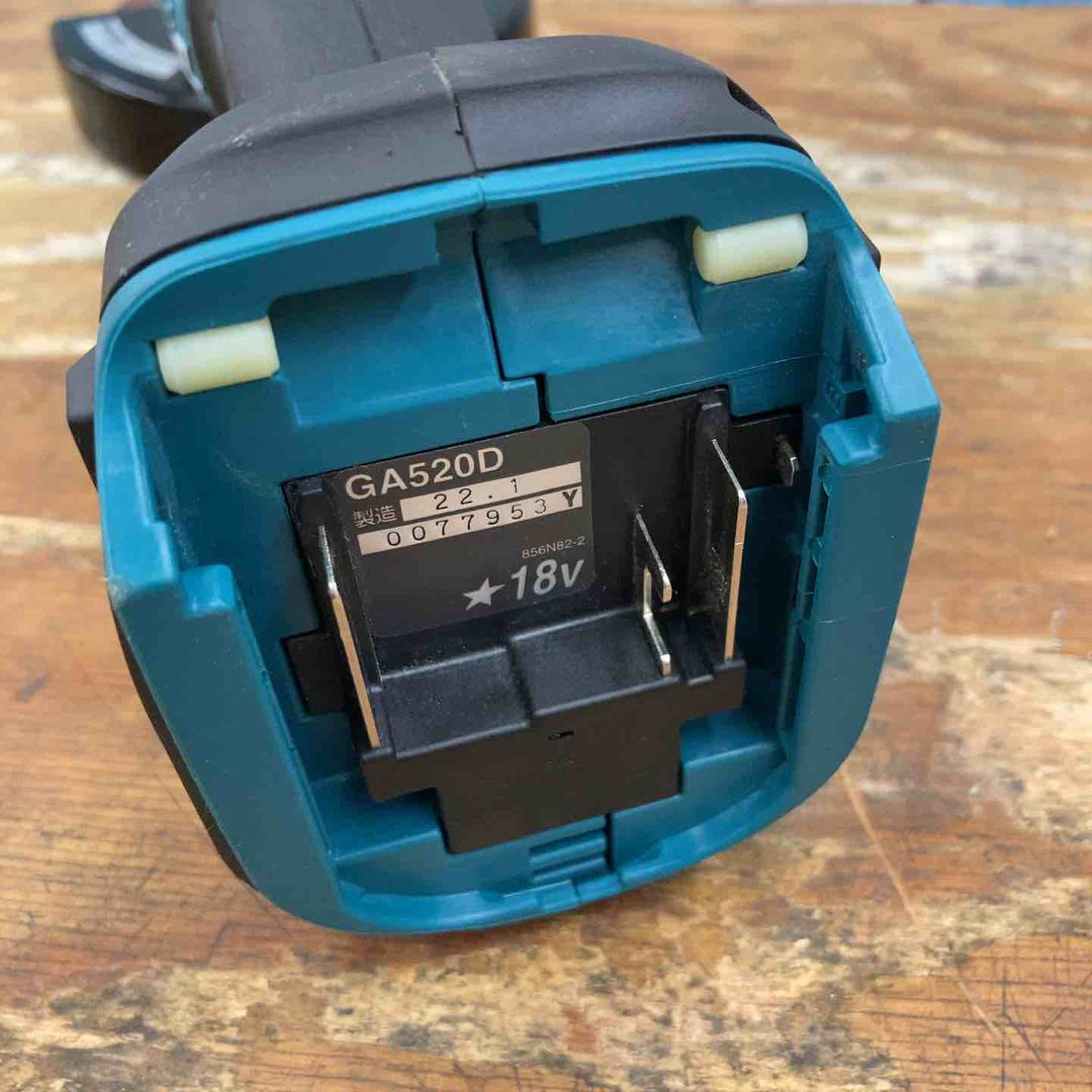 【美品】★マキタ(makita) 125mm コードレスディスクグラインダ GA520DZ 18V X-LOCK 本体のみ【柏店】