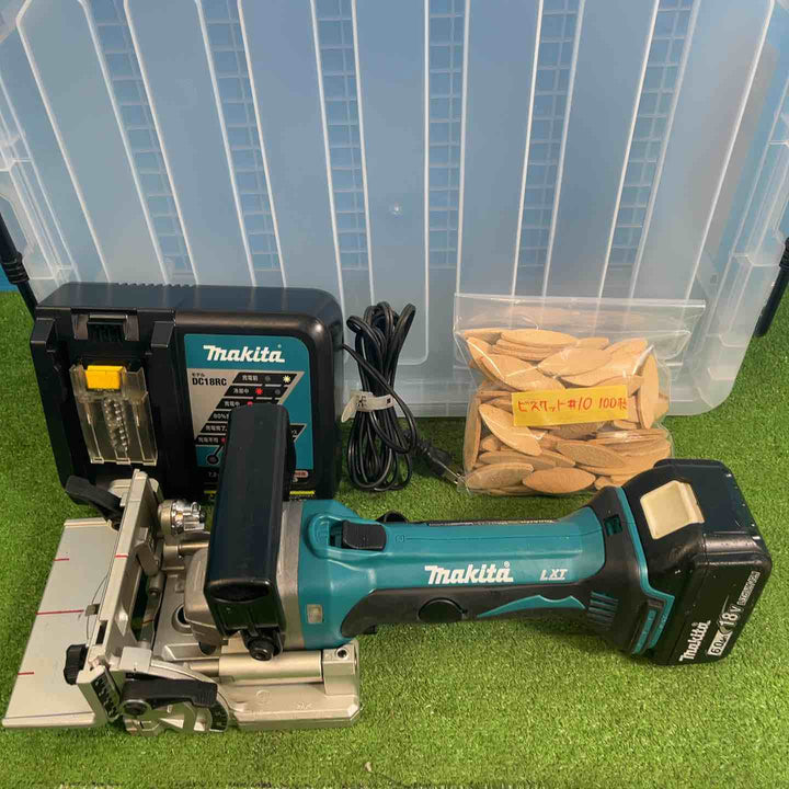 ★マキタ(makita) コードレスジョイントカッタ PJ180DRG ビスケット100枚付 代用ケース【岩槻店】