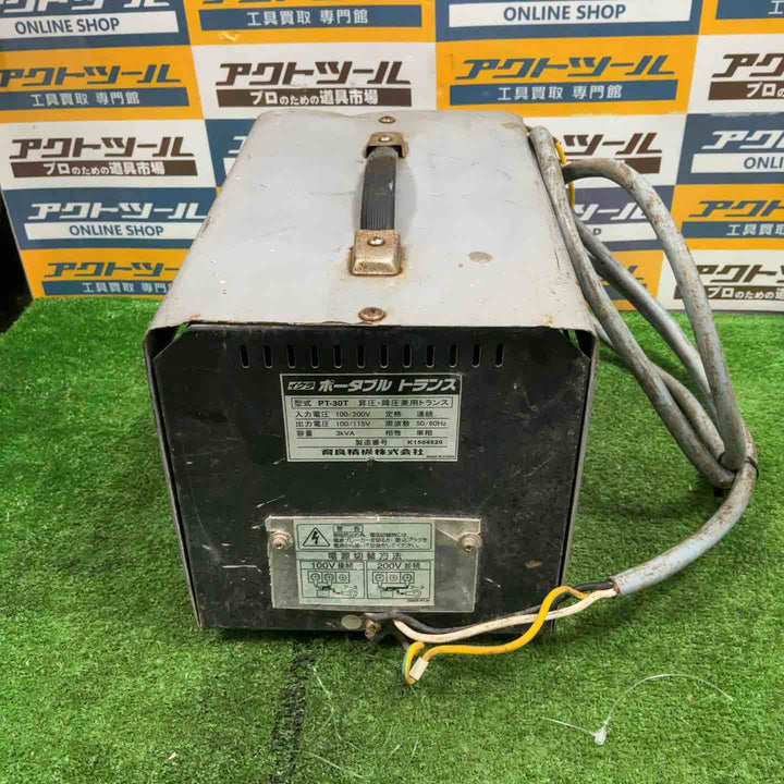 イクラ ポータブルトランス PT-30T [昇圧・降圧兼用] トランス 育良精機製作【草加店】