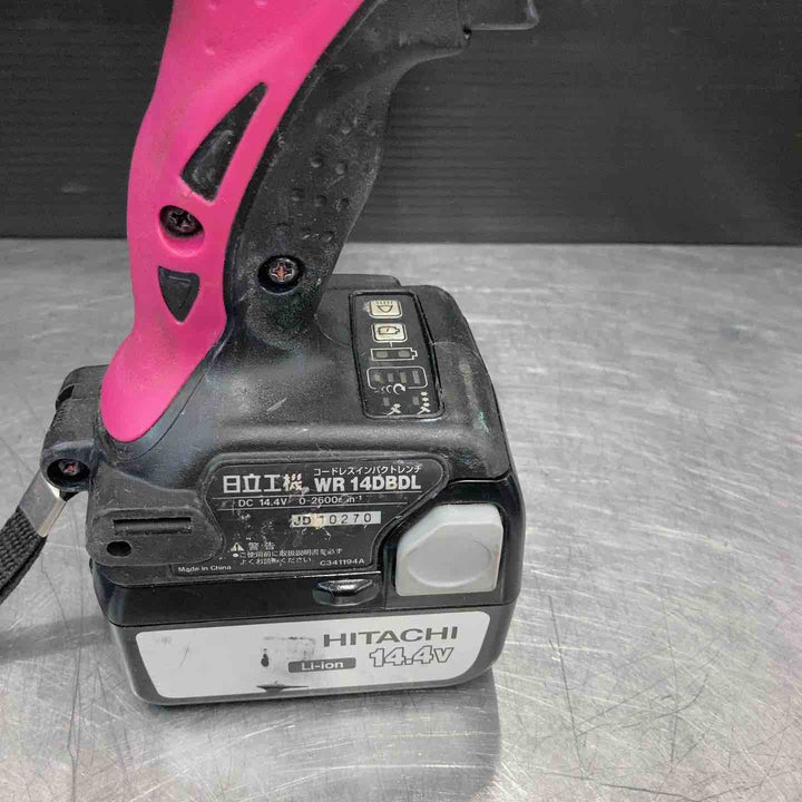 【中古品】 ハイコーキ(HiKOKI※旧日立工機) 14.4V コードレスインパクトレンチ WR14DBDL(2LSCK)(R) 【東大和店】