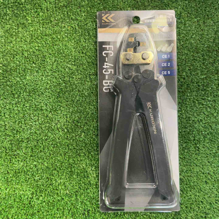 フジ矢(Fujiya) 圧着工具 絶縁被覆付閉端接続子用・黒金 FC-45-BG【草加店】