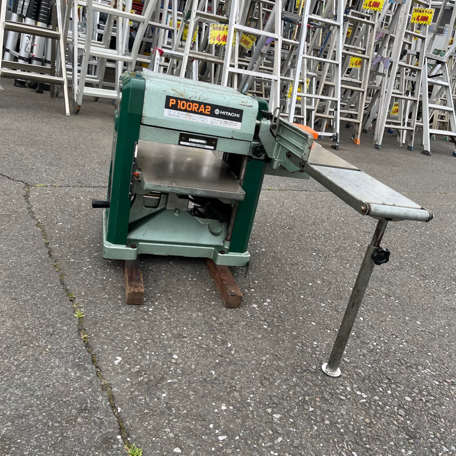 HiKOKI ハイコーキ P100RA3 自動かんな盤 自動312mm 手押156mm 中古品