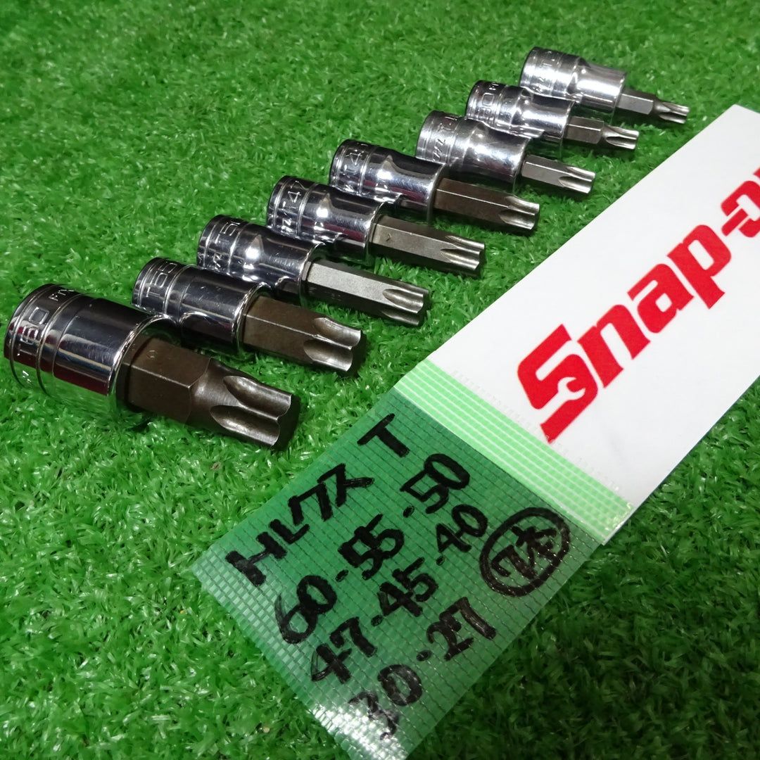 スナップオン/Snap-on 1/4sq、3/8sq トルクスソケット12個セット TTXシリーズ5個、FTXシリーズ7個【岩槻店】