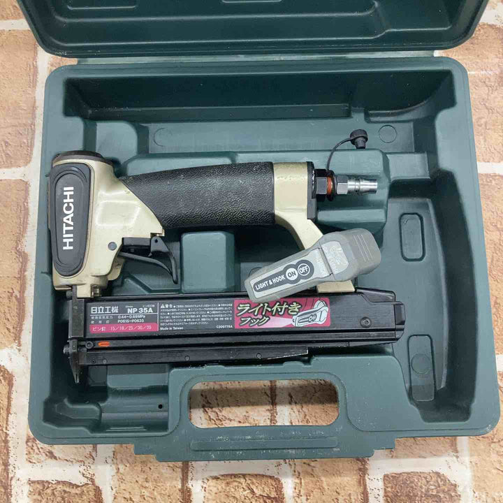 ★ハイコーキ(HIKOKI ※旧:日立工機) 常圧ピンネイラ NP35A【所沢店】