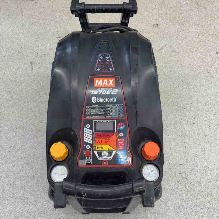 ★マックス(MAX) エアコンプレッサー AK-HL1270E2_ブラック【八潮店】