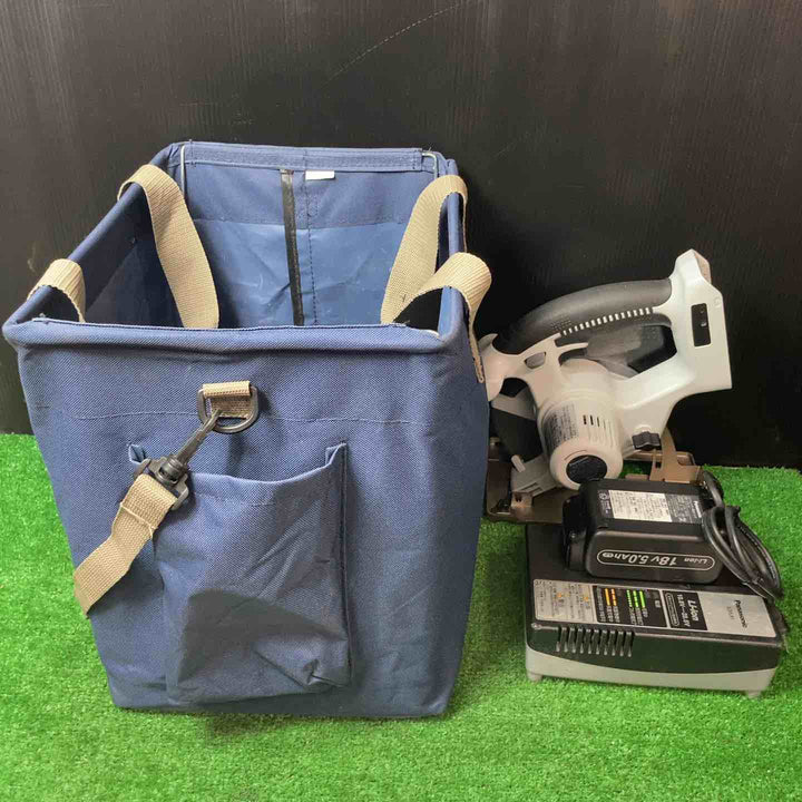 【中古品】★パナソニック(Panasonic) コードレスチップソーカッター EZ45A2LJ2G-H ◎18V5.0Ahバッテリー1個付き！【岩槻店】